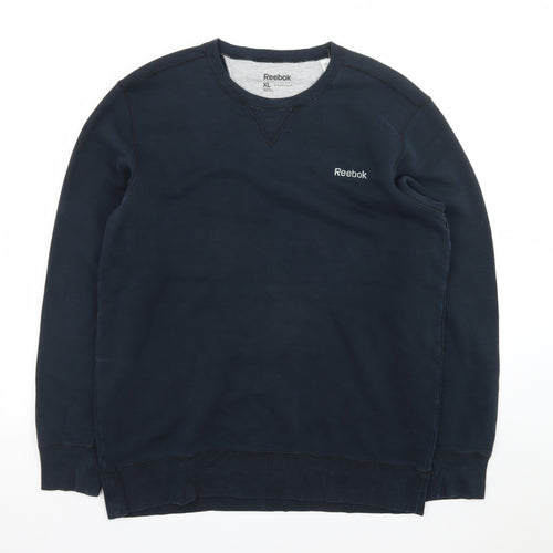 Reebok Men's Blue XL Crew Neck Pullover Sweatshirt