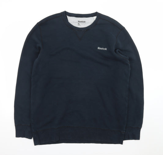 Reebok Men's Blue XL Crew Neck Pullover Sweatshirt