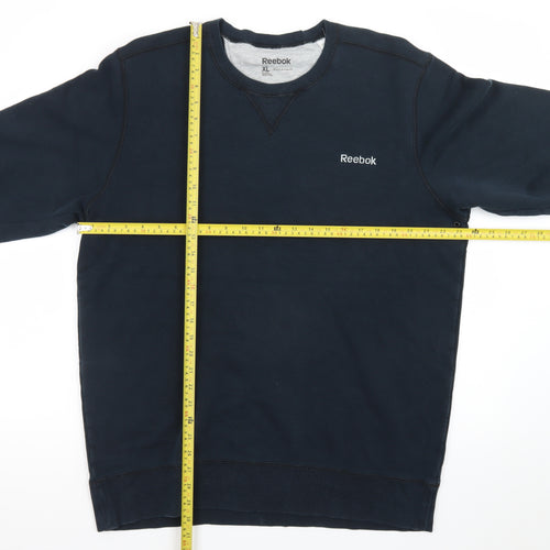 Reebok Men's Blue XL Crew Neck Pullover Sweatshirt