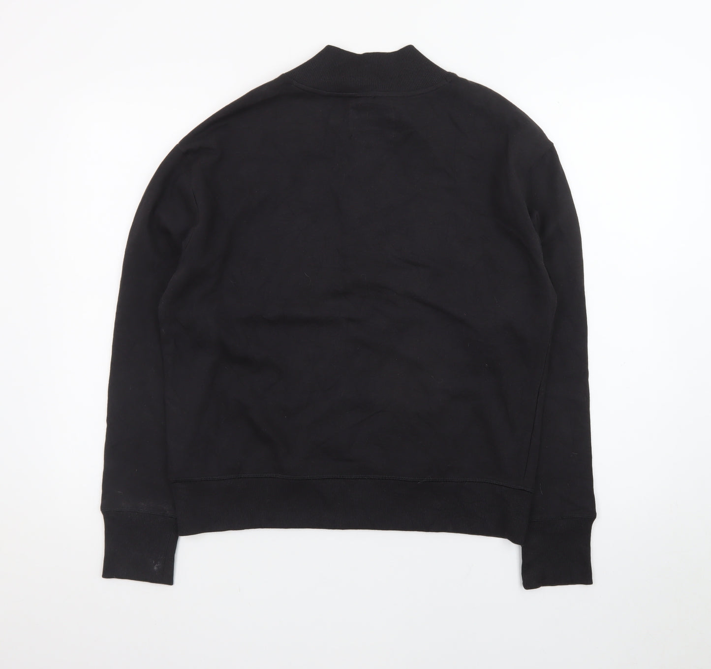 Champion Men's Black Mock Neck Pullover Sweatshirt Size S