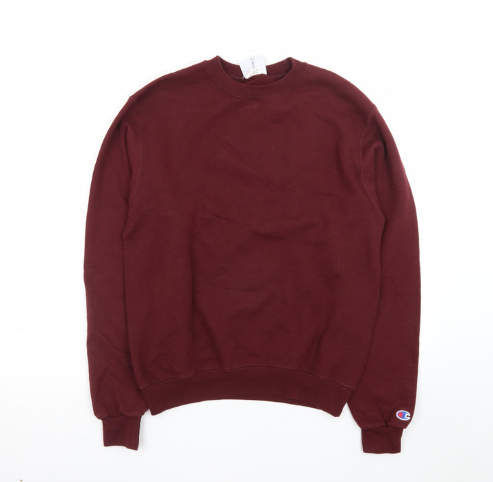 Champion Men's Red Pullover Crew Neck Sweatshirt Size S