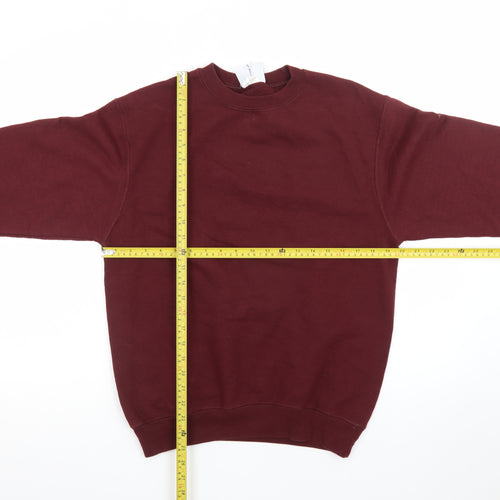 Champion Men's Red Pullover Crew Neck Sweatshirt Size S
