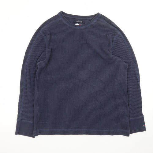 Tommy Hilfiger Men's Blue XL Pullover Crew Neck Sweatshirt