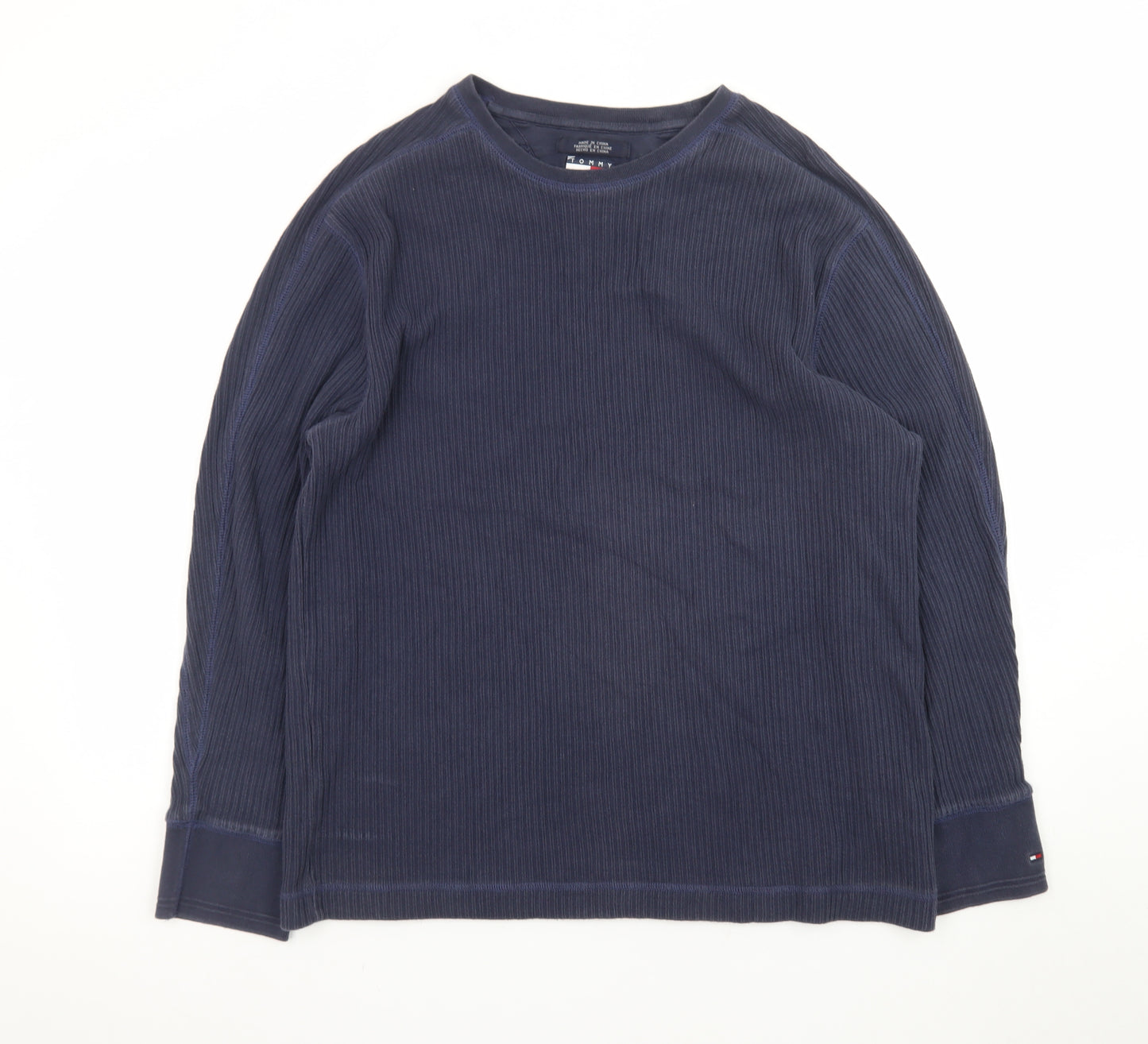 Tommy Hilfiger Men's Blue XL Pullover Crew Neck Sweatshirt