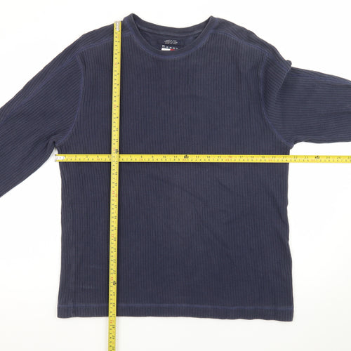 Tommy Hilfiger Men's Blue XL Pullover Crew Neck Sweatshirt