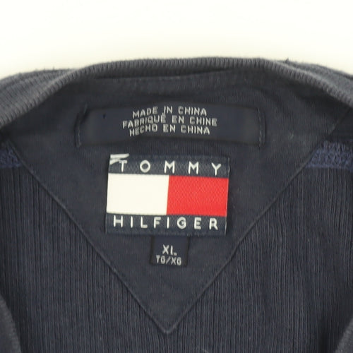 Tommy Hilfiger Men's Blue XL Pullover Crew Neck Sweatshirt