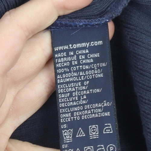 Tommy Hilfiger Men's Blue XL Pullover Crew Neck Sweatshirt