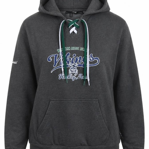 Pennant Sportswear Women’s Dark Grey XL Lace-Up Hoodie