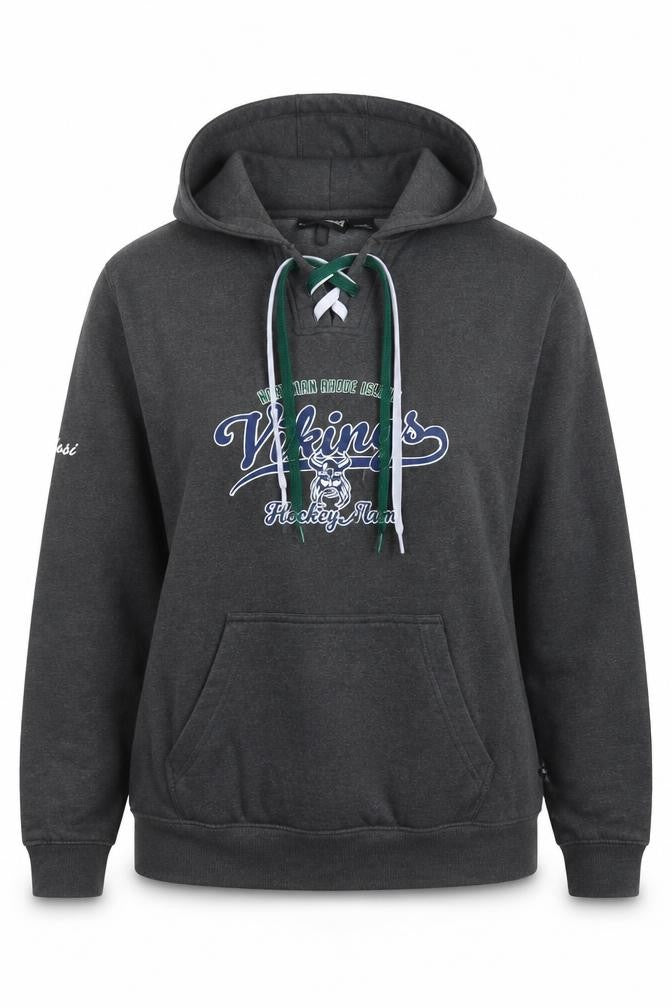 Pennant Sportswear Women’s Dark Grey XL Lace-Up Hoodie