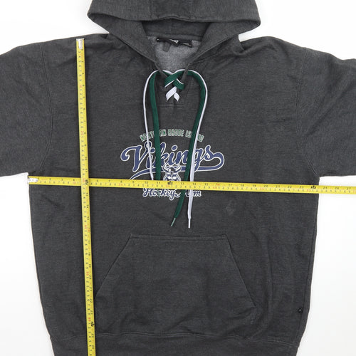 Pennant Sportswear Women’s Dark Grey XL Lace-Up Hoodie