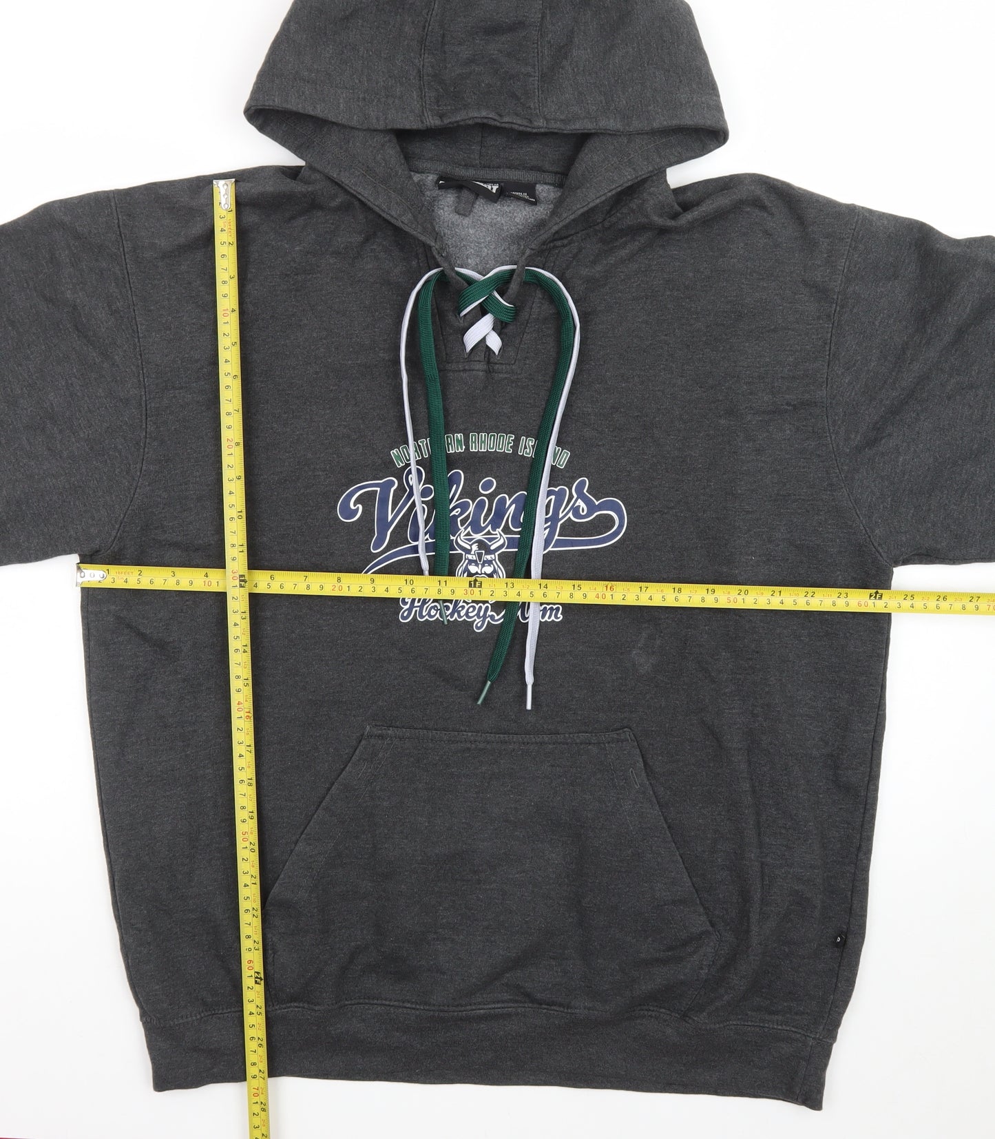 Pennant Sportswear Women’s Dark Grey XL Lace-Up Hoodie