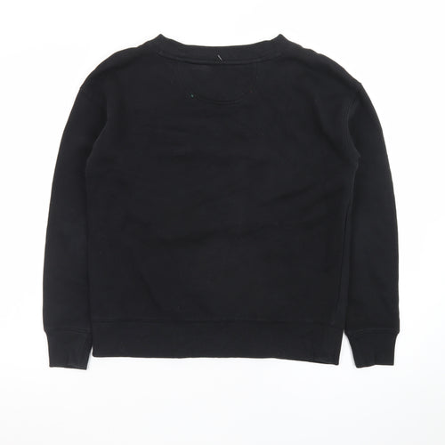 Calvin Klein Jeans Men’s Black Small Logo Pullover Sweatshirt