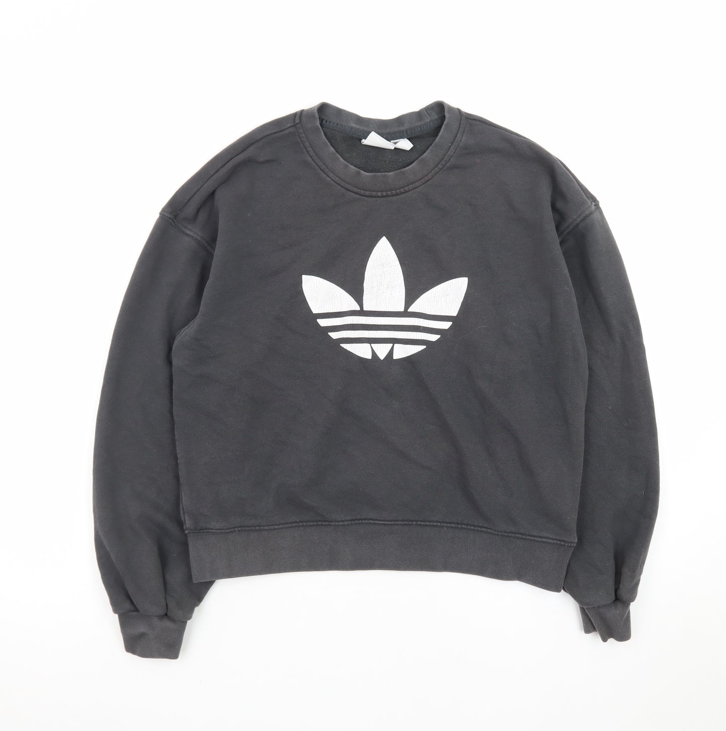 Adidas Men's Black Long Sleeve Crew Neck Sweatshirt Size 34