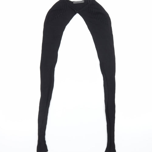 Maniere De Voir Womens Black XS Shrug Knit Cardigan Jumper