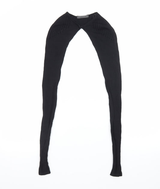 Maniere De Voir Womens Black XS Shrug Knit Cardigan Jumper