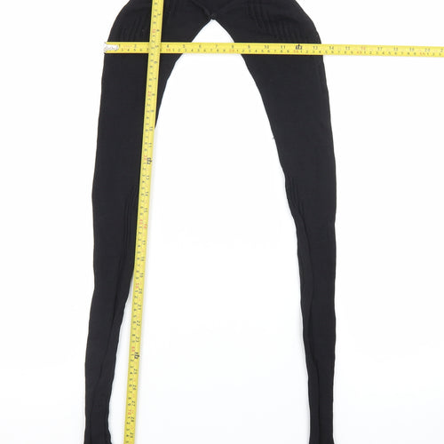 Maniere De Voir Womens Black XS Shrug Knit Cardigan Jumper