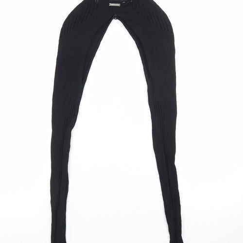 Maniere De Voir Womens Black XS Shrug Knit Cardigan Jumper