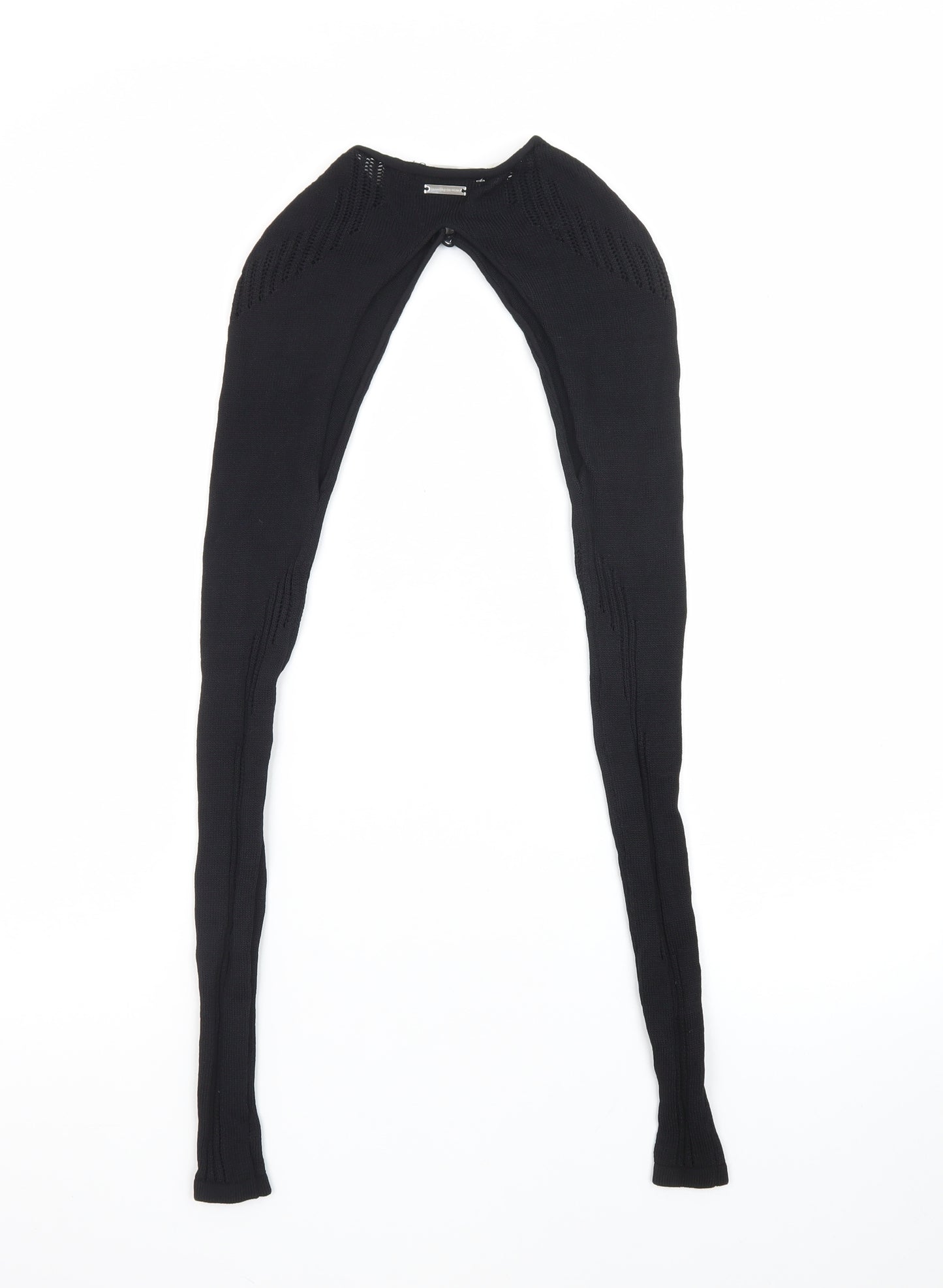Maniere De Voir Womens Black XS Shrug Knit Cardigan Jumper