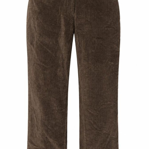 Northern Reflections Women Brown Corduroy Stretch Trousers Size 10 Regular