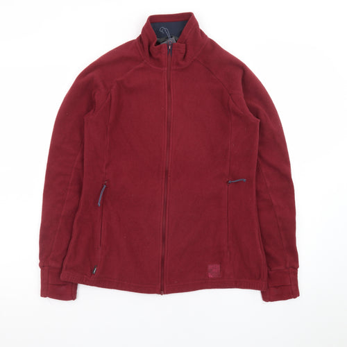 Sprayway Women's Red Fleece Full Zip Outdoor Jacket Size 10
