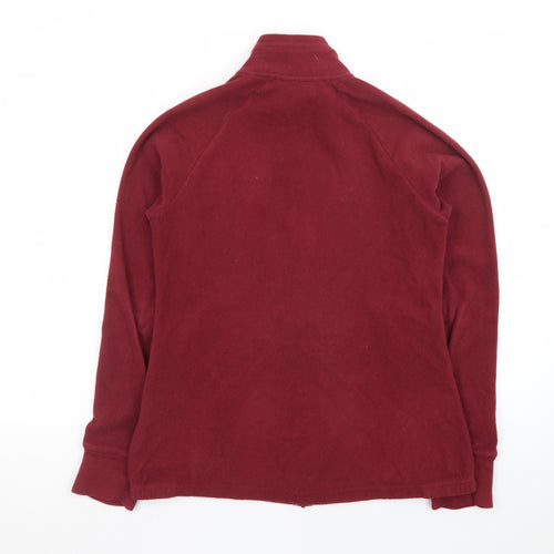 Sprayway Women's Red Fleece Full Zip Outdoor Jacket Size 10