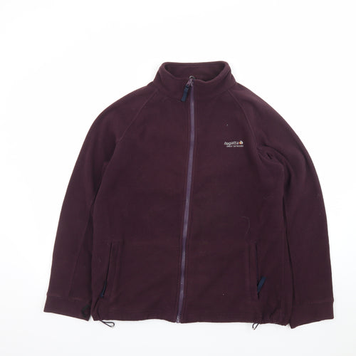 Regatta Women’s Purple Fleece Zip Jacket Size 16 Outdoor Full Zip