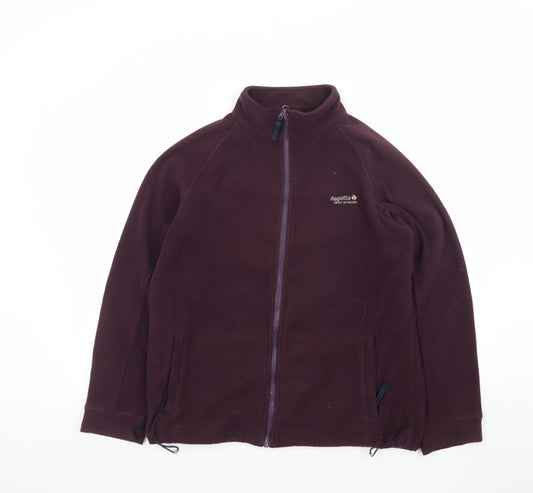 Regatta Women’s Purple Fleece Zip Jacket Size 16 Outdoor Full Zip