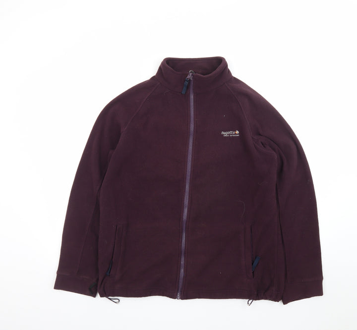 Regatta Women’s Purple Fleece Zip Jacket Size 16 Outdoor Full Zip