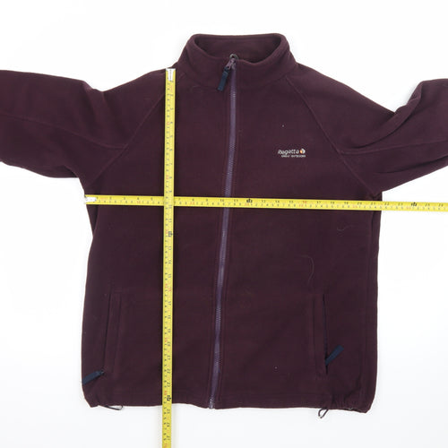 Regatta Women’s Purple Fleece Zip Jacket Size 16 Outdoor Full Zip
