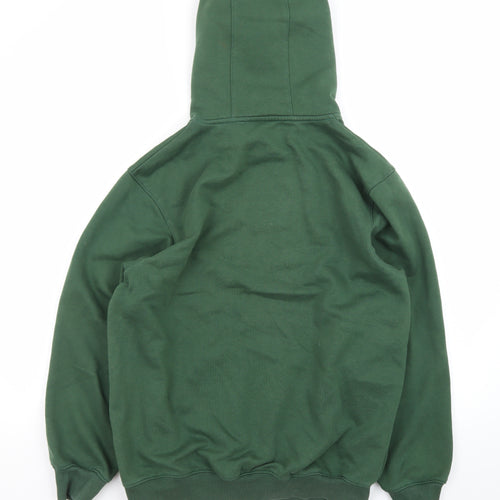 Samurai Mens Green Pullover Hoodie M Fleece Regular Fit