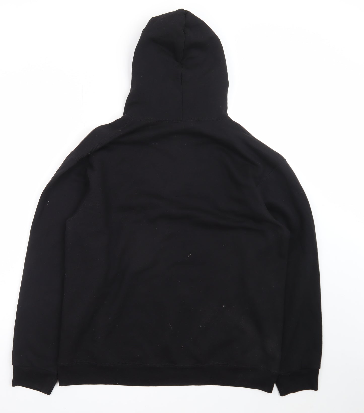 NFL Team Apparel Men's Black Carolina Panthers Pullover Hoodie L