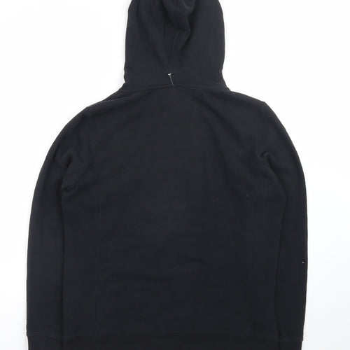 The North Face Womens Black Pullover Hoodie L Logo Hooded Sweatshirt