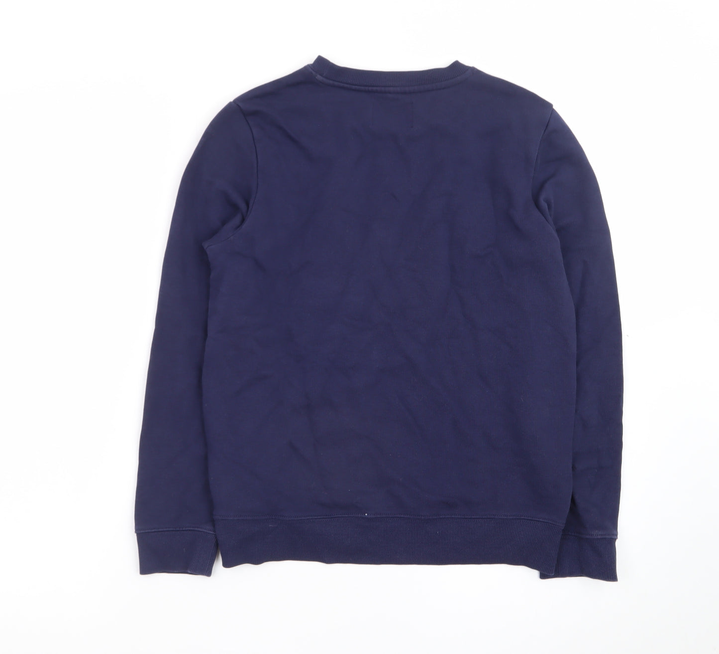 Calvin Klein Jeans Boys Blue Logo Pullover Sweatshirt Size 12 Years