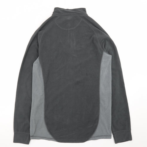 Trespass Men’s Grey XL 1/2 Zip Fleece Pullover Sweatshirt