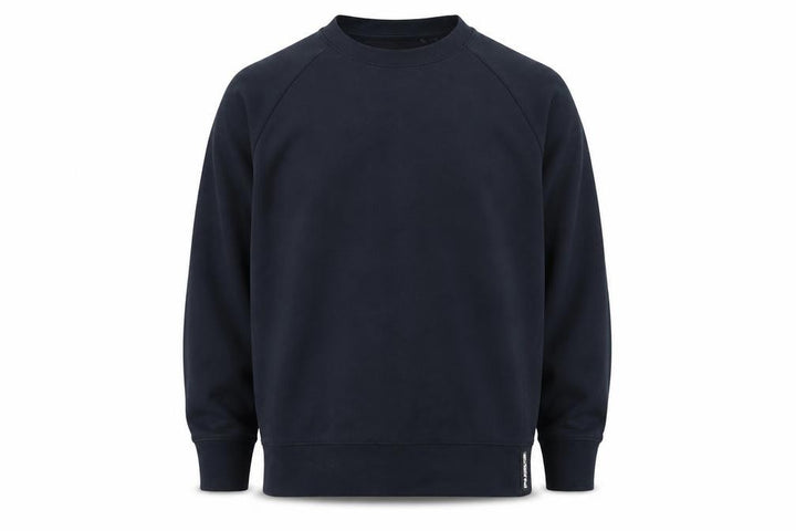 Superdry Men's Black Cotton Blend Pullover Sweatshirt Size L