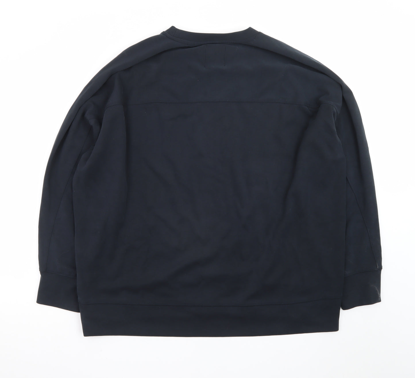 Superdry Men's Black Cotton Blend Pullover Sweatshirt Size L