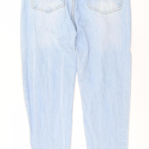 I Saw It First Women's Blue Distressed Mom Jeans Size 16