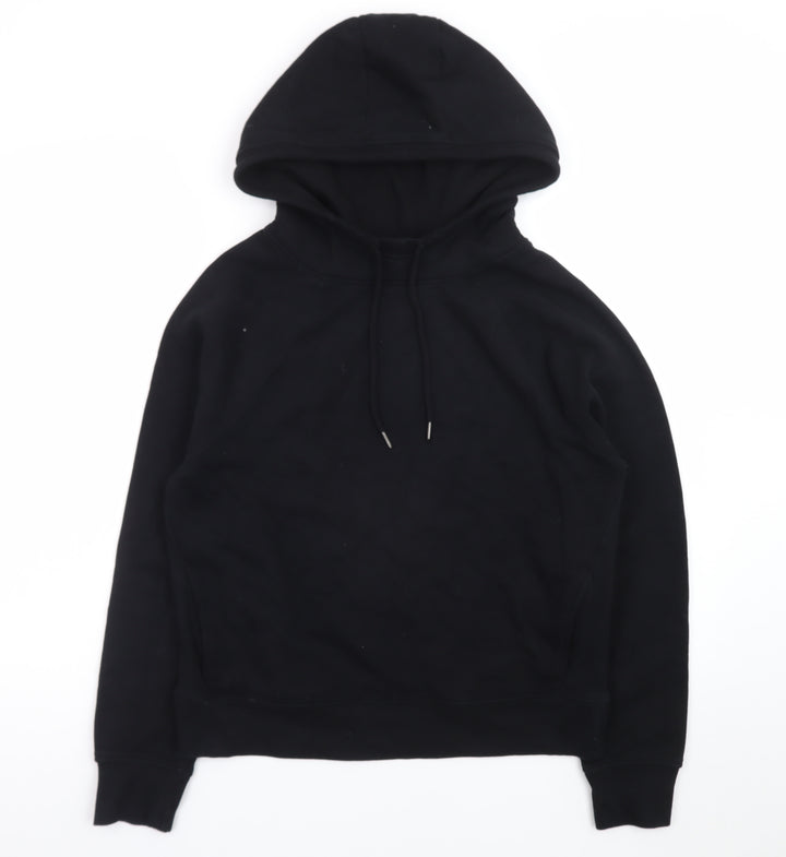 Next Men's Black Pullover Hoodie Size S Cotton Blend Fleece