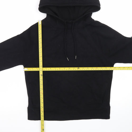 Next Men's Black Pullover Hoodie Size S Cotton Blend Fleece