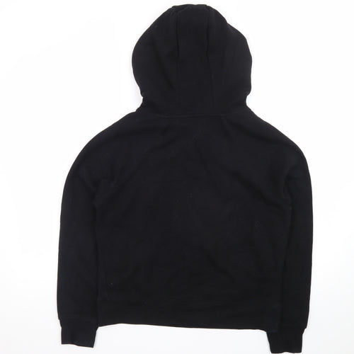 Next Men's Black Pullover Hoodie Size S Cotton Blend Fleece