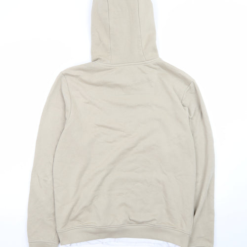 Threadbare Mens Beige Pullover Hoodie Size S Regular Fit