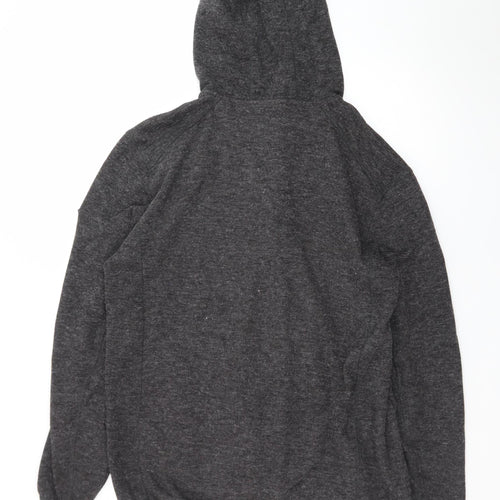 Regatta Men's Grey Full Zip Hooded Outdoor Fleece Jacket L