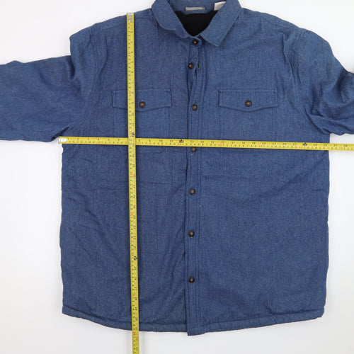 Rugged Earth Outfitters Men's Blue Cotton Flannel XL Jacket