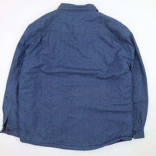 Rugged Earth Outfitters Men's Blue Cotton Flannel XL Jacket