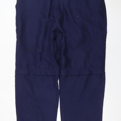 Crane Men’s Blue XL Convertible Cargo Trousers Outdoor Lightweight