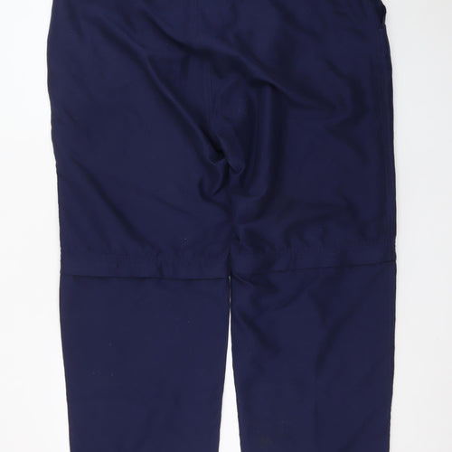 Crane Men’s Blue XL Convertible Cargo Trousers Outdoor Lightweight