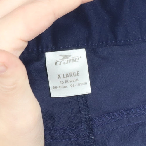 Crane Men’s Blue XL Convertible Cargo Trousers Outdoor Lightweight