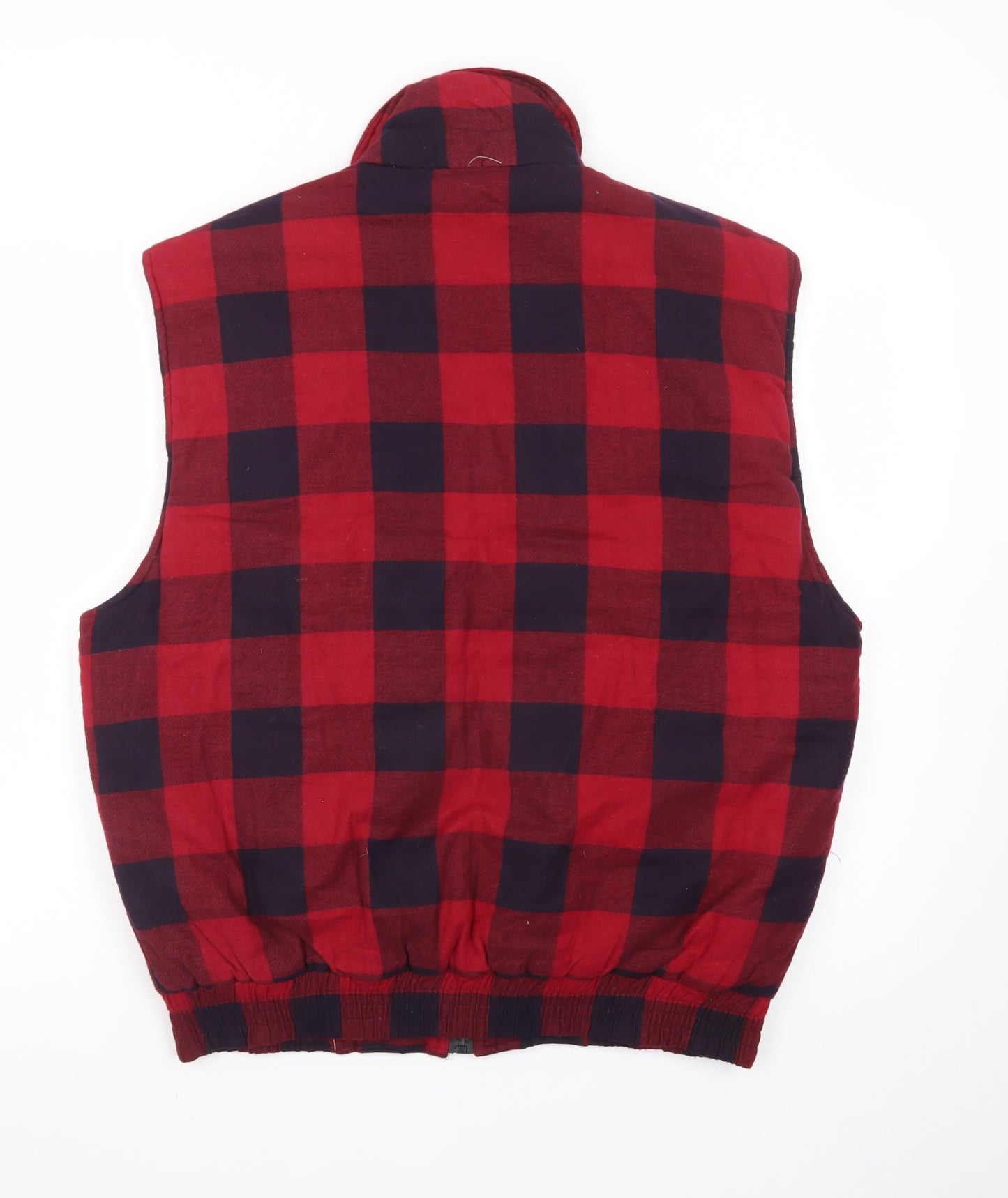 Ozark Trail Men Red Check Cotton Outdoor Bodywarmer XL