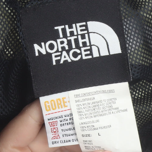 The North Face Mens Black Waterproof Gore-Tex Rain Trousers L