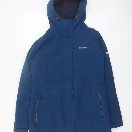 Craghoppers Women’s Blue Waterproof Parka Jacket UK 12